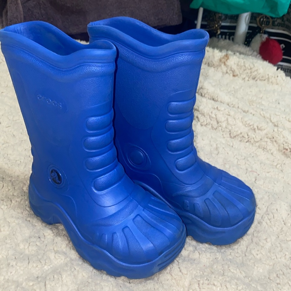 Kids crocs rain boots (READ DESCRIPTION)